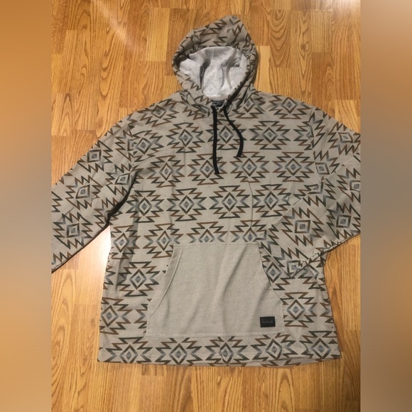 Hurley Other - Hurley Modern Surf Poncho Long Sleeve Top Tan multi XXL